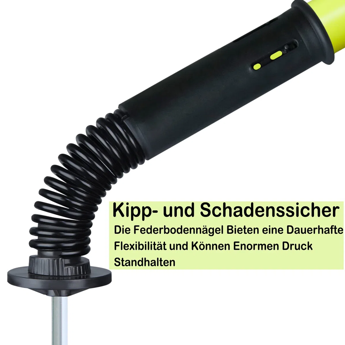 UISEBRT Slalom Poles - Set di aste da calcio, con custodia, per agilità e coordinazione
