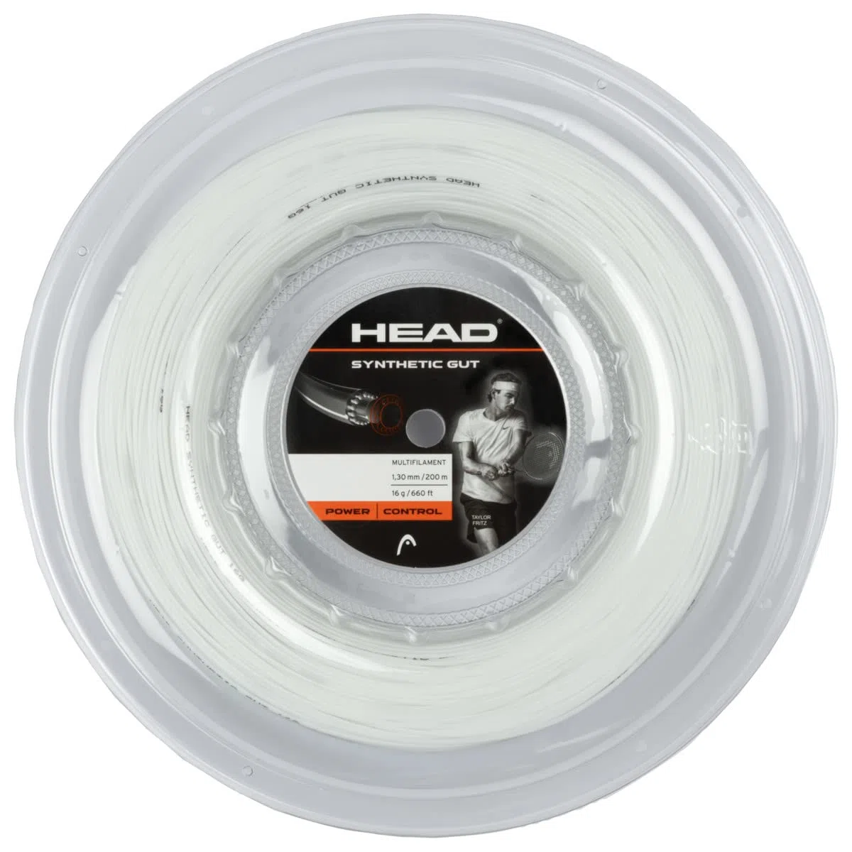 HEAD Synthetic Gut Tennis String Reel, Black, 660 Foot Length