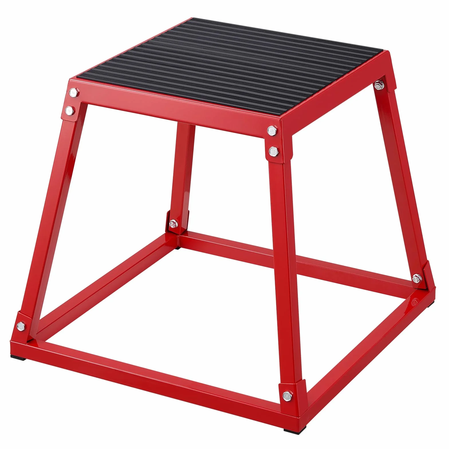 VEVOR Jump Box pliometrico da 30,5 cm, piattaforma pliometrica in acciaio e scatola di agilità per saltare, scatola antiscivolo per esercizi di fitness, allenamento in palestra a casa, allenamento di