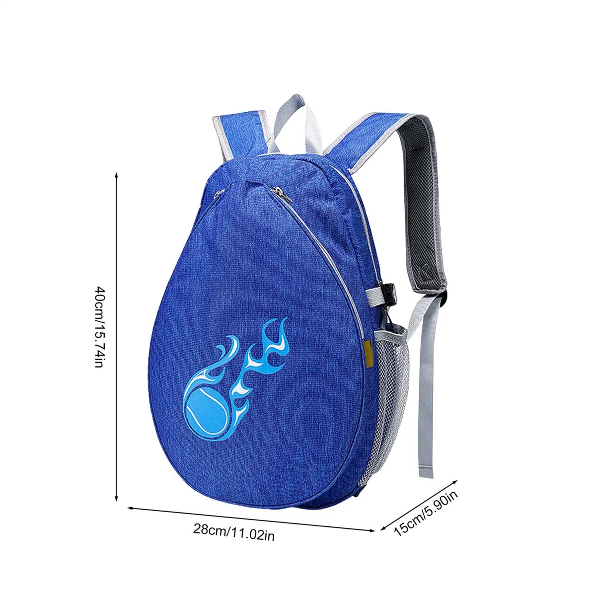 Borsa da tennis per bambini, zaino per racchette da pickleball, borsa sportiva di grande capacità con tessuto robusto, attrezzatura sportiva con facile conservazione, attrezzatura da allenamento