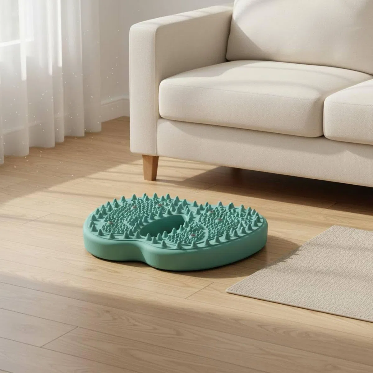 Qianly Stepper Gonfiabile Antiscivolo Multifunzionale Tappetino Digitopressione Piedi Ammortizzato Pedana Massaggiante Del Piede per Allenamento a Casa