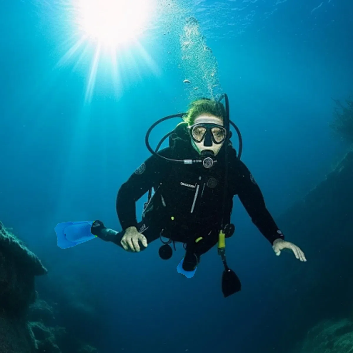 Pinne da nuoto per adulti, pinne da snorkeling per adulti - d Pinne morbide in silicone per adulti per allenamento di nuoto, pinne da nuoto per principianti di immersioni subacquee, appassionati d