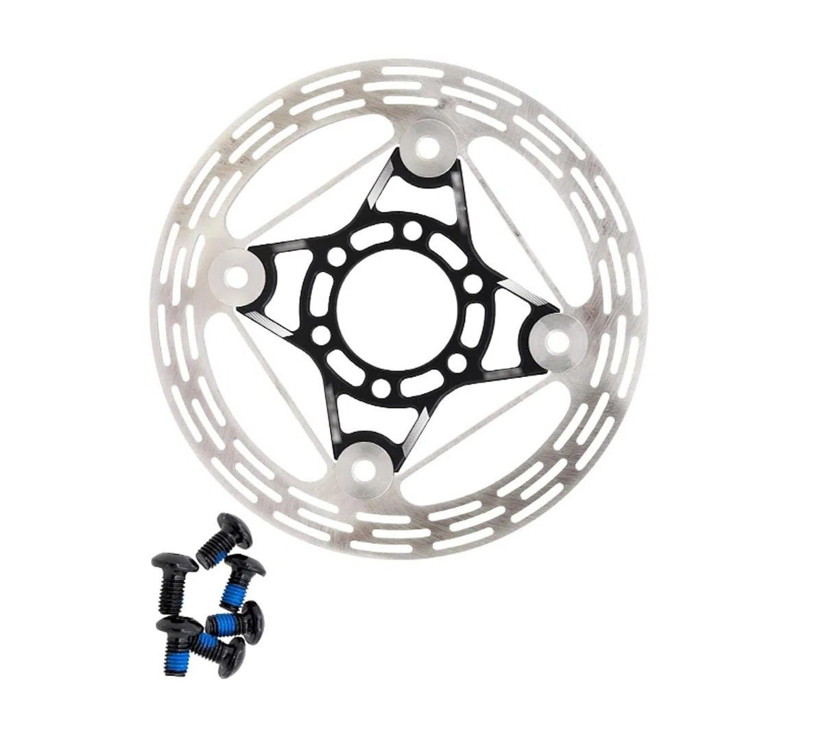 Disco freno for bicicletta in acciaio inossidabile da 140 mm, 1 pz | Black