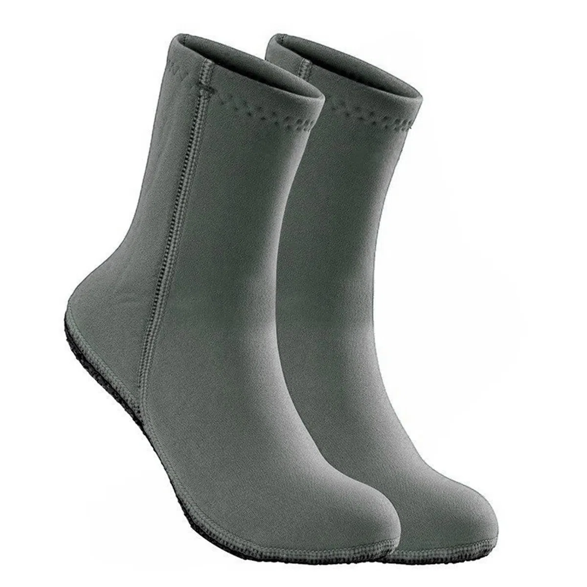Calzini in Neoprene Calzini da sub for adulti e bambini, in neoprene 3,0 mm, termici, antifreddo, antiscivolo, for pesca subacquea, snorkeling, nuoto, spiaggia(Green,XL)