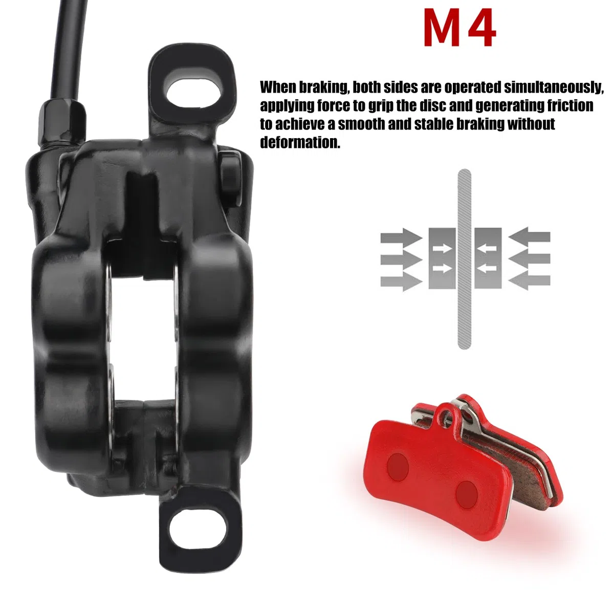Leve freno per bici in lega di alluminio resistente per bici da strada Fix Track Bikes con Multi Bike e installazione senza sforzo Manubrio dritto Leve freno