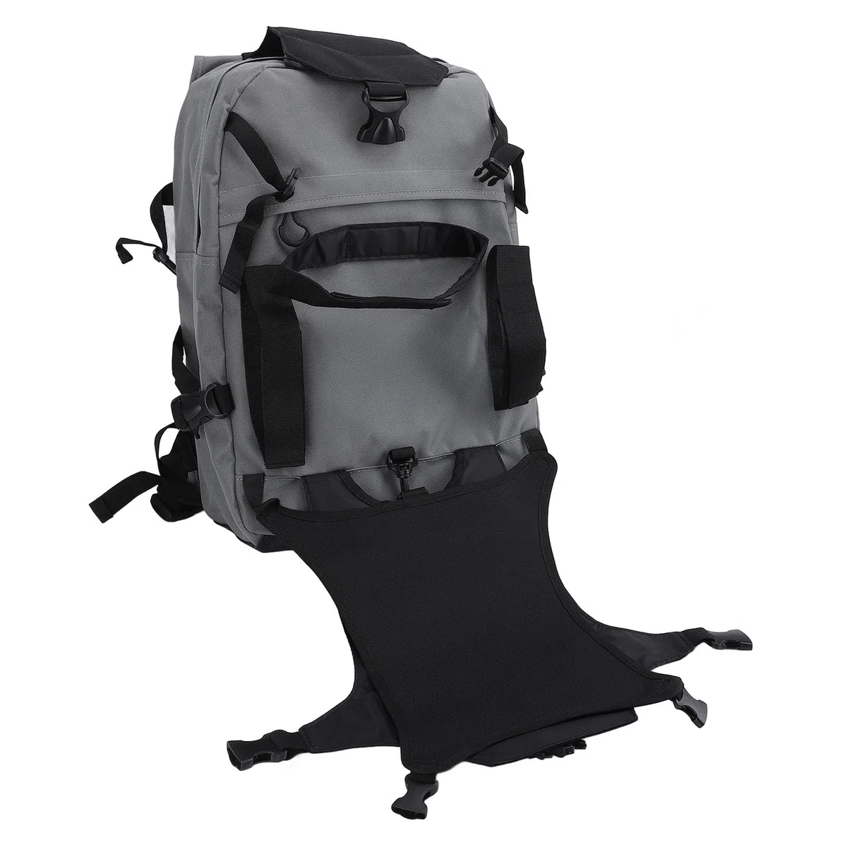 Borsa per Scarponi da Sci, Zaino da Sci in Tessuto Oxford 30 Litri con Scomparto per Casco, Zaino da Snowboard Impermeabile con Tasche Laterali e Cinghie Regolabili per Viaggi Escursionismo