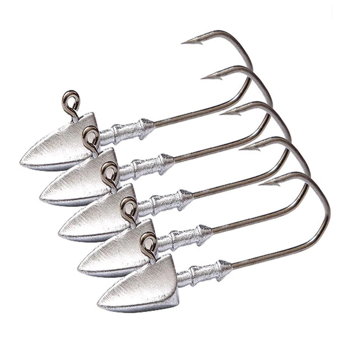 Amo da pesca 20 pezzi in acciaio ad alta carbonio in acciaio marino barca pesca triangolo testa ganci da pesca jig gancio gancio gancio barretta specifiche 3.5G / 5G / 7G / 10G / 14G / 20G / 20G Ami d