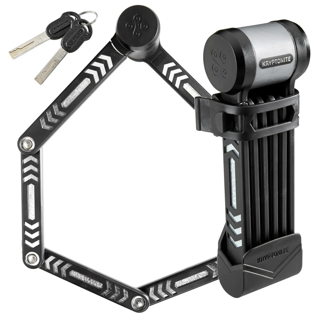 Kryptonite Keeper Folding Lock antifurto Bicicletta Pieghevole Nero