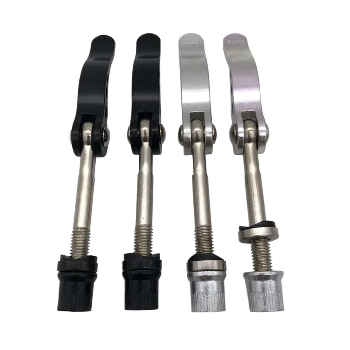 1 pz M8 50/55/60/65/75 mm Vite a sgancio rapido Morsetto reggisella bici Bullone spiedino in alluminio Ricambi for ciclismo Strumento,Morsetto per reggisella bicicletta(M8x75mm Silver Color)