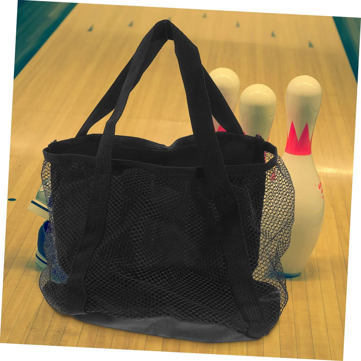 UPKOCH 3 Pezzi Bowling e Traspirante per Sport e Attrezzature Design Rete per Maggiore e Capacità per Palle Bowling Basket Volley e Altri Sport