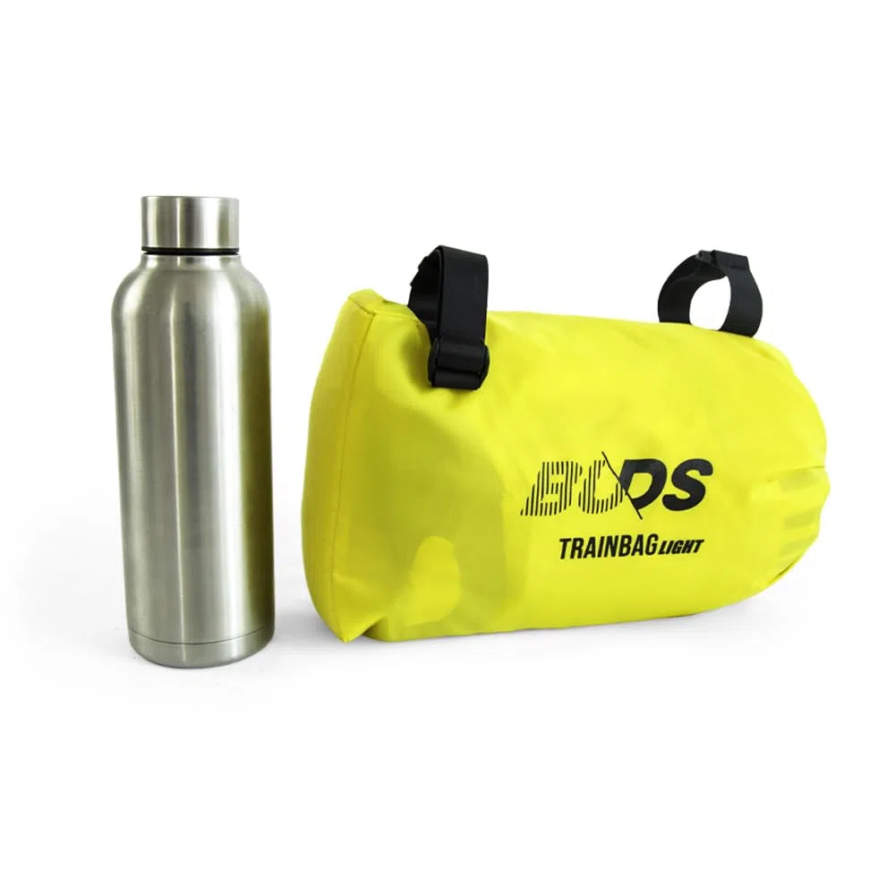 Buds-Sports - TRAINBag Light - Custodia per Bici Speciale per il Treno - 130x90 cm - per viaggiare con la tua bici o MTB - ultra leggero e compatto (Giallo)