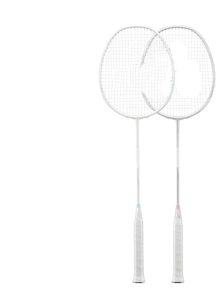 Badminton Set Racchette da Badminton 2 Pezzi/Set con Borsa + overgrip, Set Completo for Allenamento di