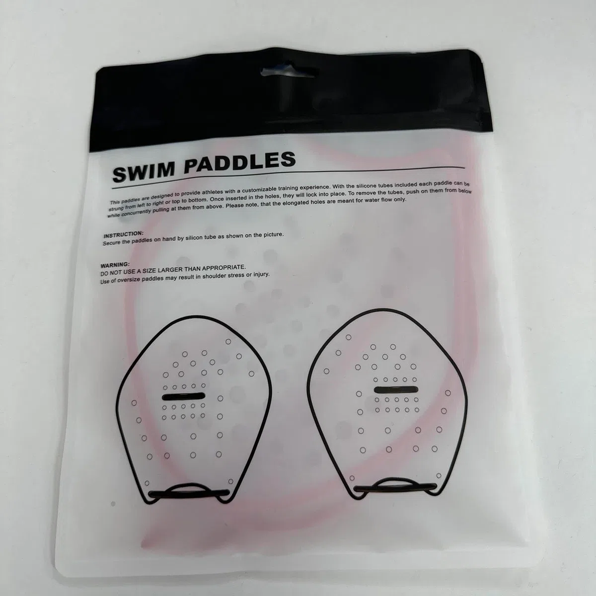 Milageto 2 Pezzi Palette Nuoto Palette per Allenamento Nuoto Paletta Ergonomica PC Silicone con Ottima Aderenza E Fori Accessorio per Incrementare velocità