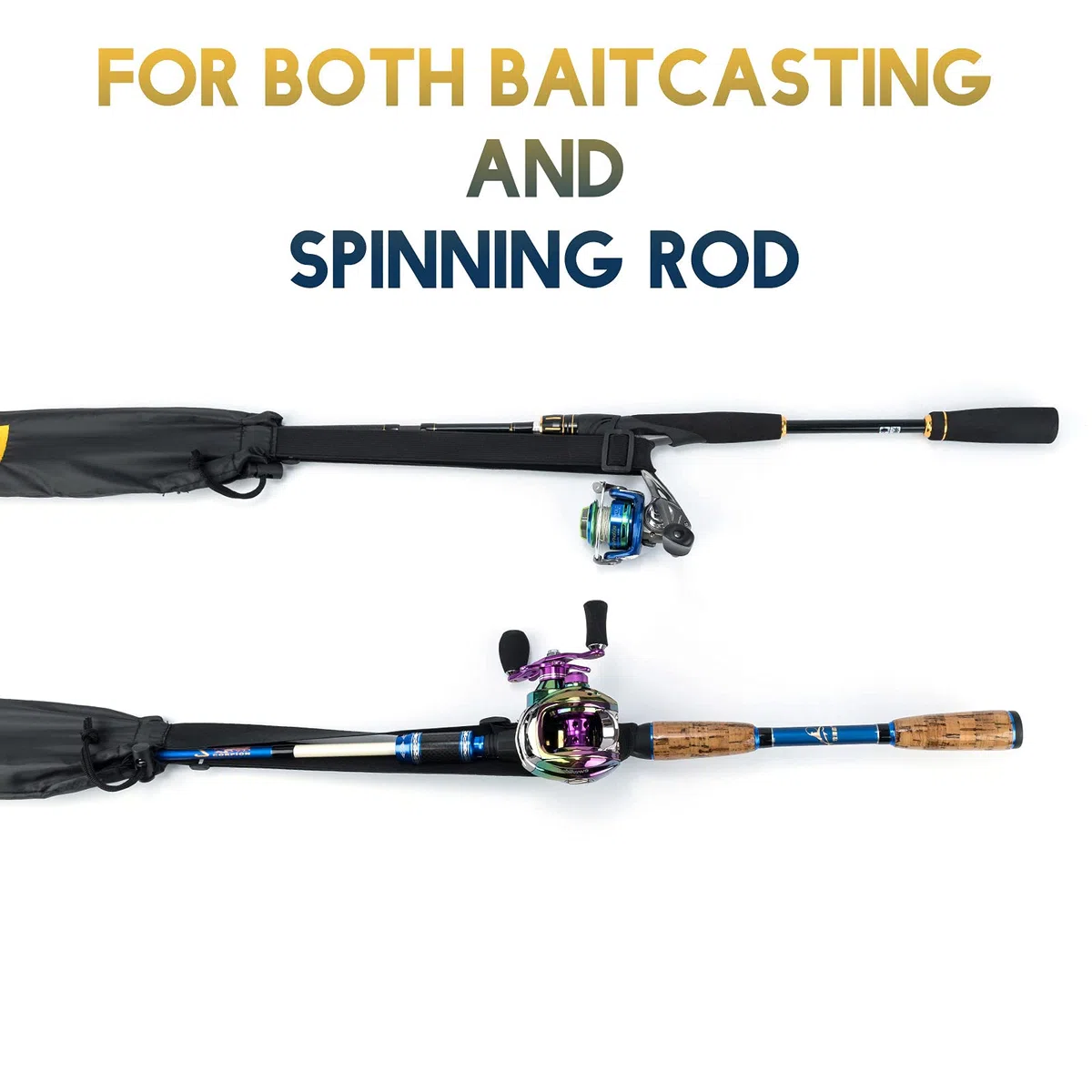 Dr.Fish Canna da Pesca Calzini Antigroviglio Leggero Nylon Regolabile Elastico Strap Spinning Baitcaster 2 pz/6 pz Copertura Manicotto Protettore Canna Da Pesca Tubo di Stoccaggio Baitcasting
