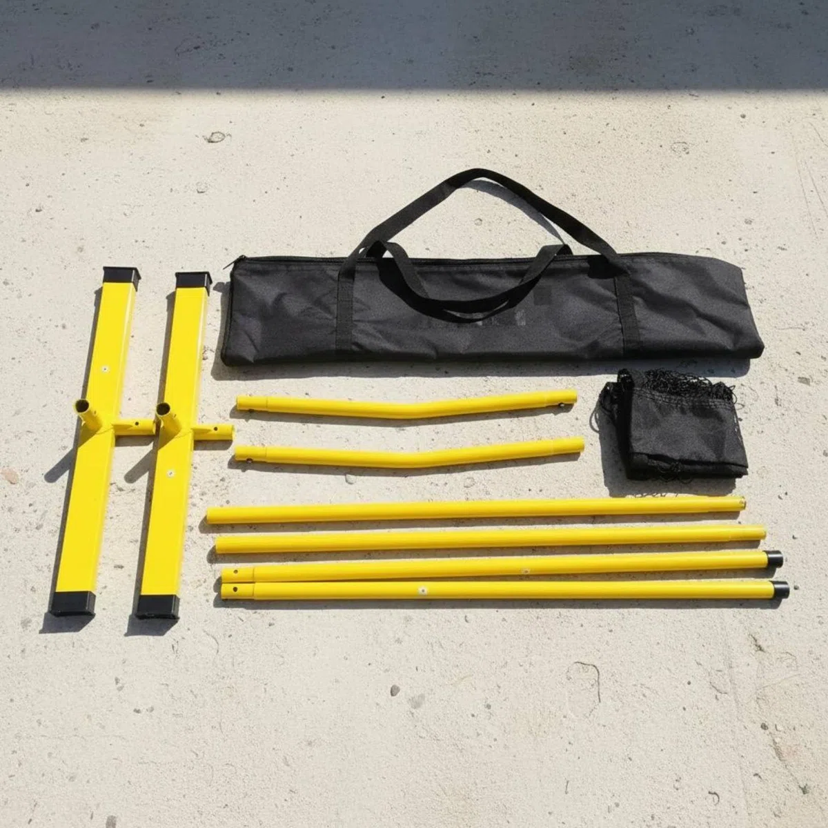 Rete Portatile da Pickleball Professionale Rete Pickleball Portatile Versatile Supporto Badminton Regolabile per Cortile, Campi Sportivi, Palestra