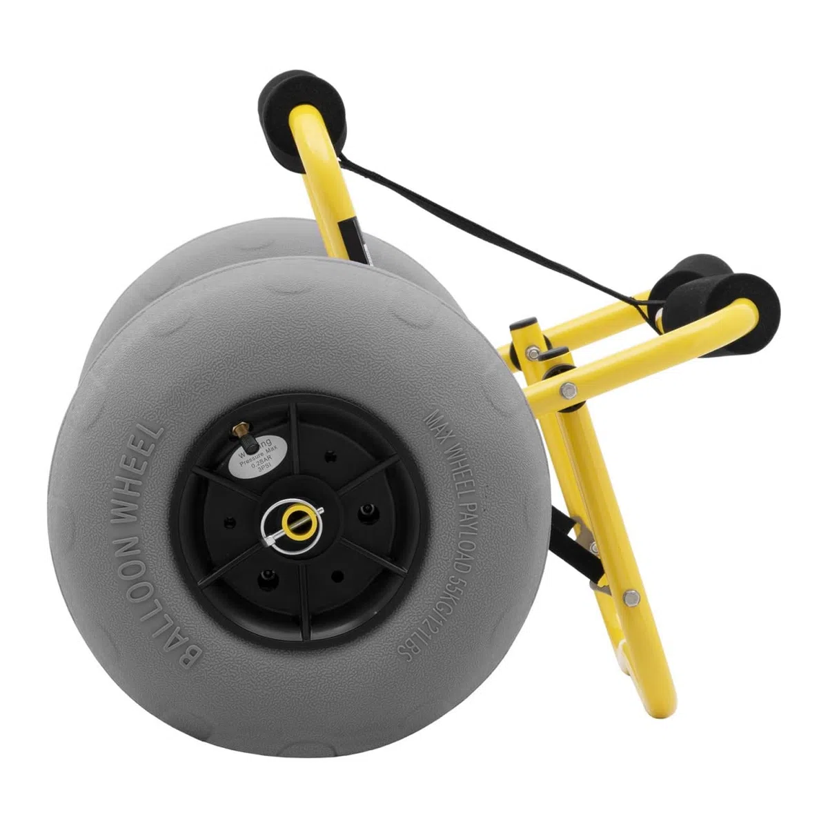 MSW MSW-MMT-12 - Carrello per kayak con ruote per palloncini, 75 kg, kayak, kayak, kayak, kayak, trasporto per kayak