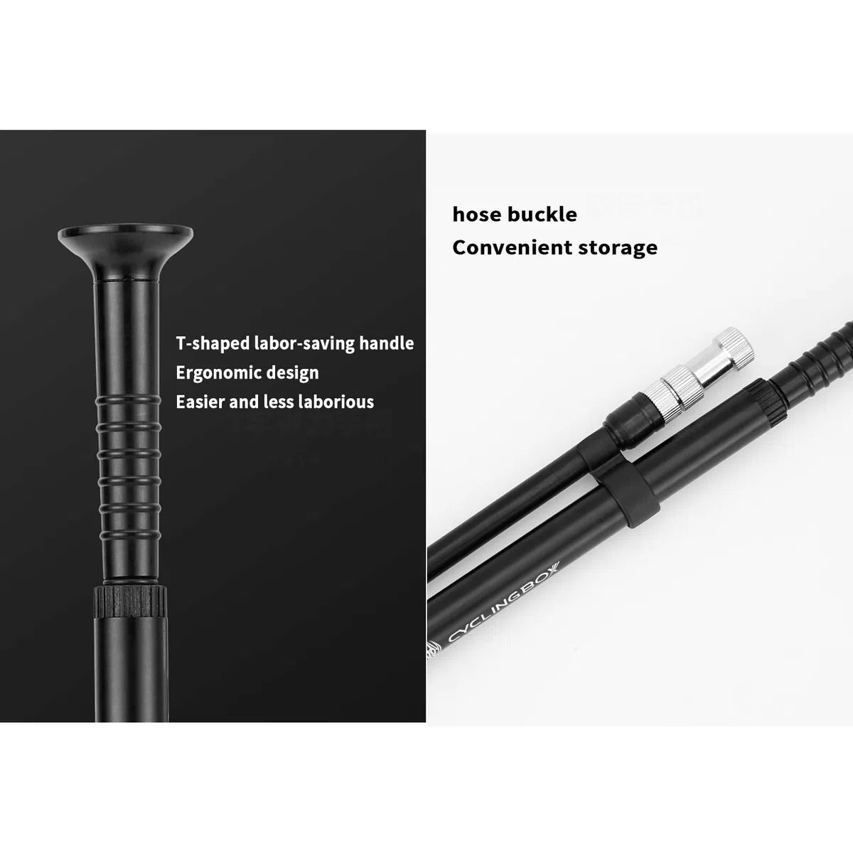 Pompe Da Pavimento Pompa Per Bicicletta Gonfiatore Bici Con Manometro Pompe Portatile Da Pavimento Mtb Piccola Ammortizzatore Portatile 300psi