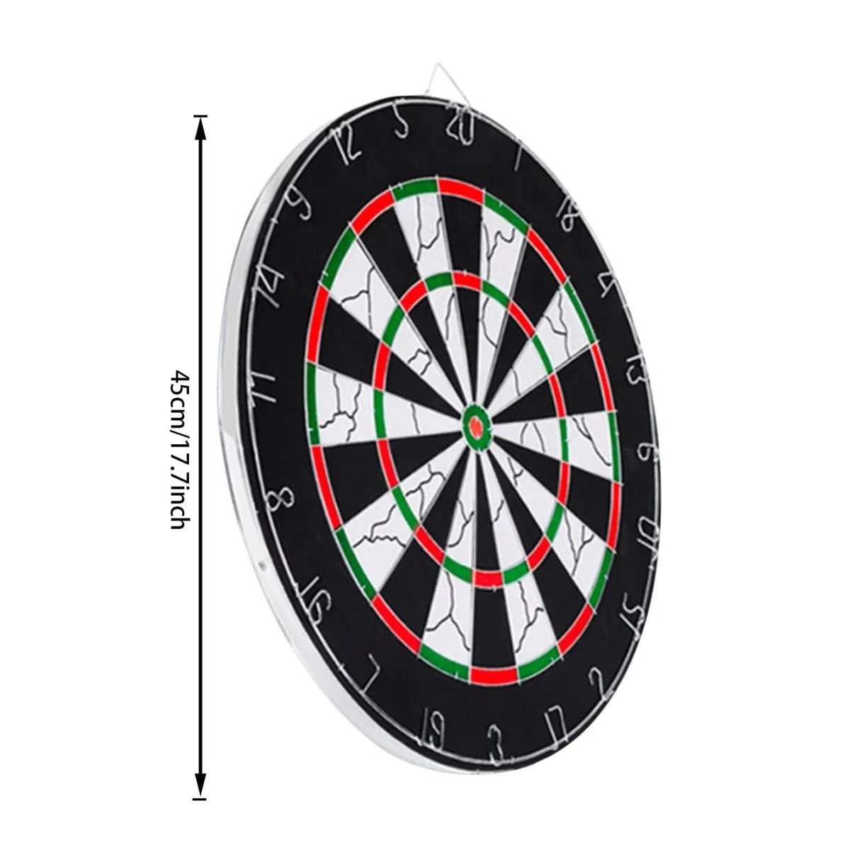 Bersaglio Freccette Gioco Freccettes Adulti Tabellone Professionale Tiro a Segno con 6 Frecce in Acciaio Darts Board Double Face 45 cm Rotondo