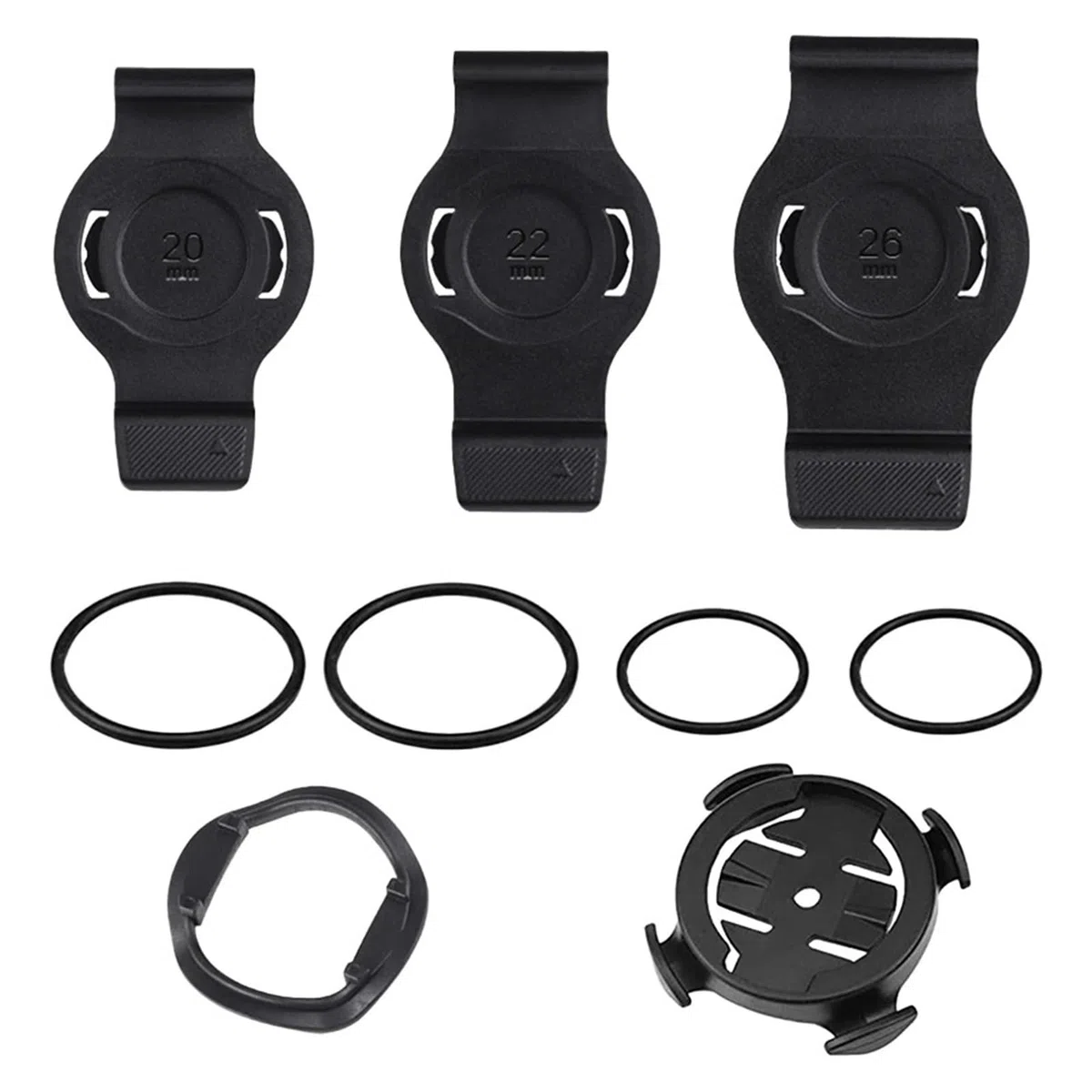 Fit MTB Bike Mount Watch Computer Base Accessori 20/22/26mm per Cronometro GPS Road Bike (Full)