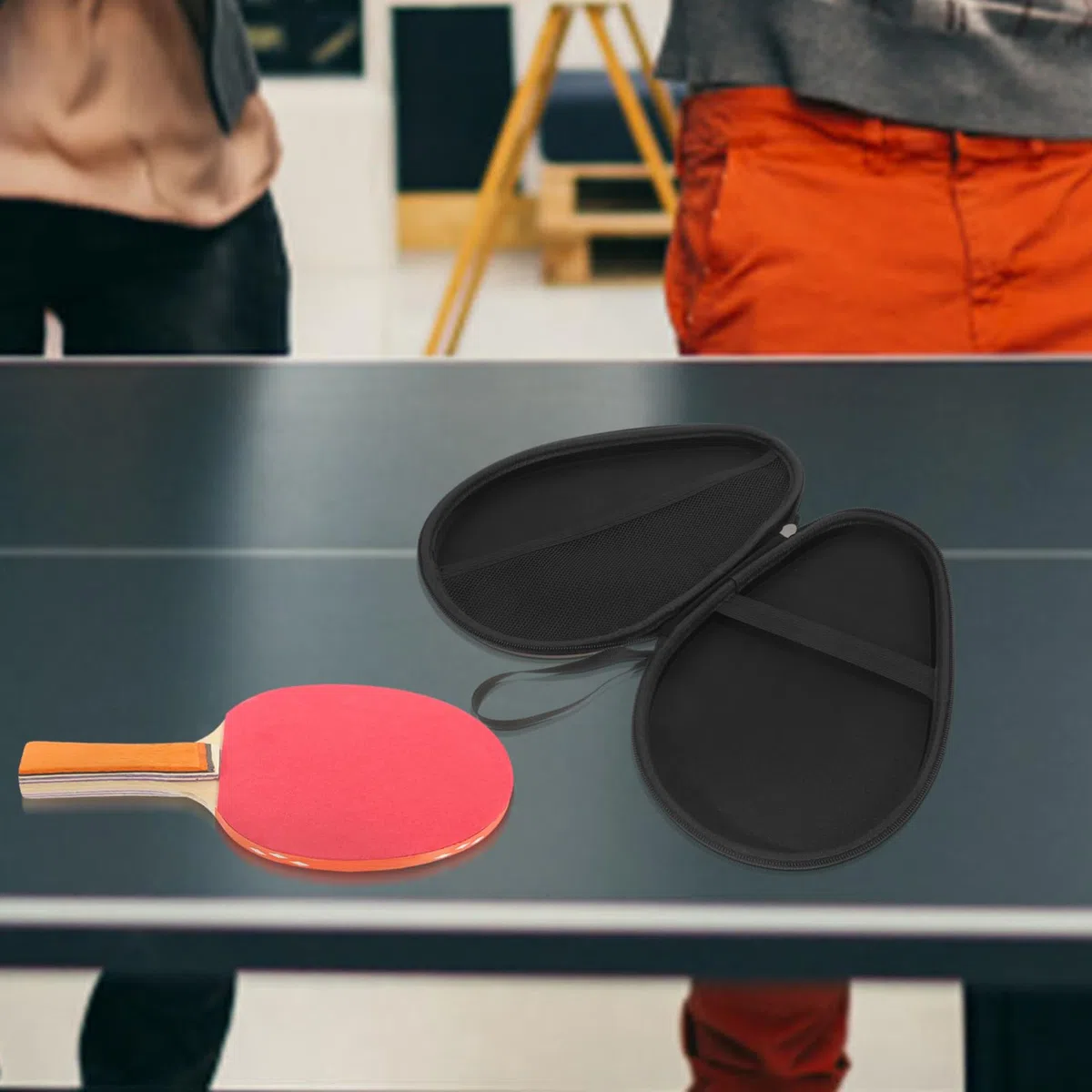 UPKOCH 2 per Racchette Pong Oxford Custodia Protettiva per Racchette e Palline Design Giocatori