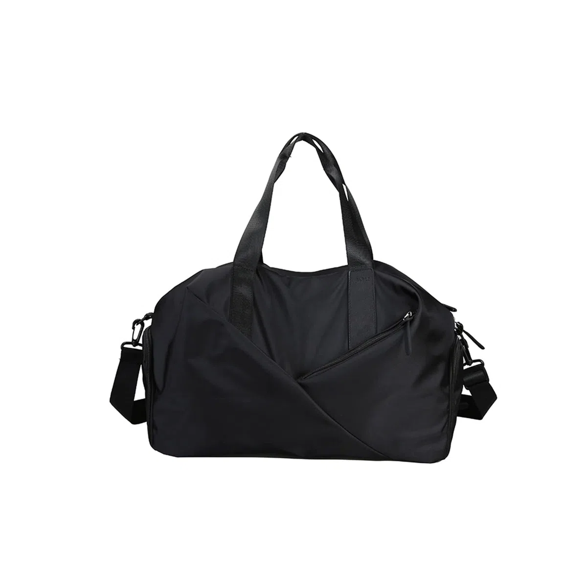 CORIOS Borsone da Viaggio Uomo/Donna Borsa Sportiva Borsone Palestra Grande Weekender Pernottamento Piscina Palestra Bagaglio a Mano con Scomparto Scarpe & Tasca di Separazione Bagnata e Asciutta Nero