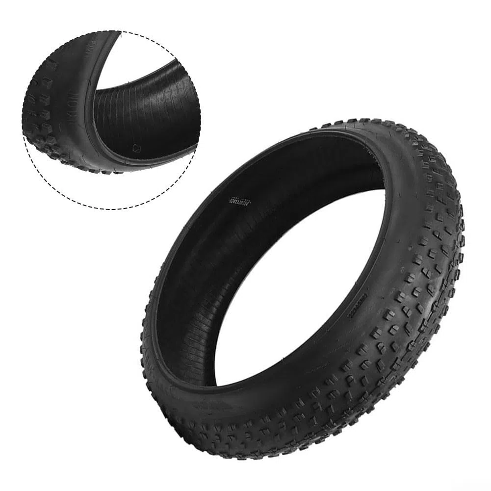 Pneumatico Fat Tire 20x4.0, Gomma antiforatura, battistrada Antiscivolo per Neve e Spiaggia, Compatibile con Mountain Bike elettriche Pieghevoli.