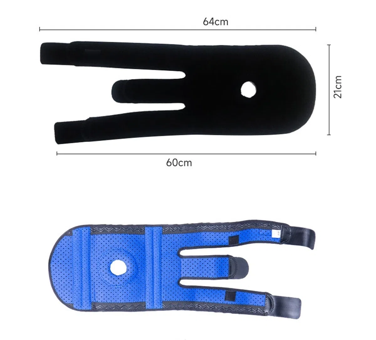 RUVOO Ginocchiere Palestra Ginocchiere for Uomo E Donna Impermeabili E Antiscivolo con Cinghie Antiscivolo Regolabili Ginocchiera Sportiva