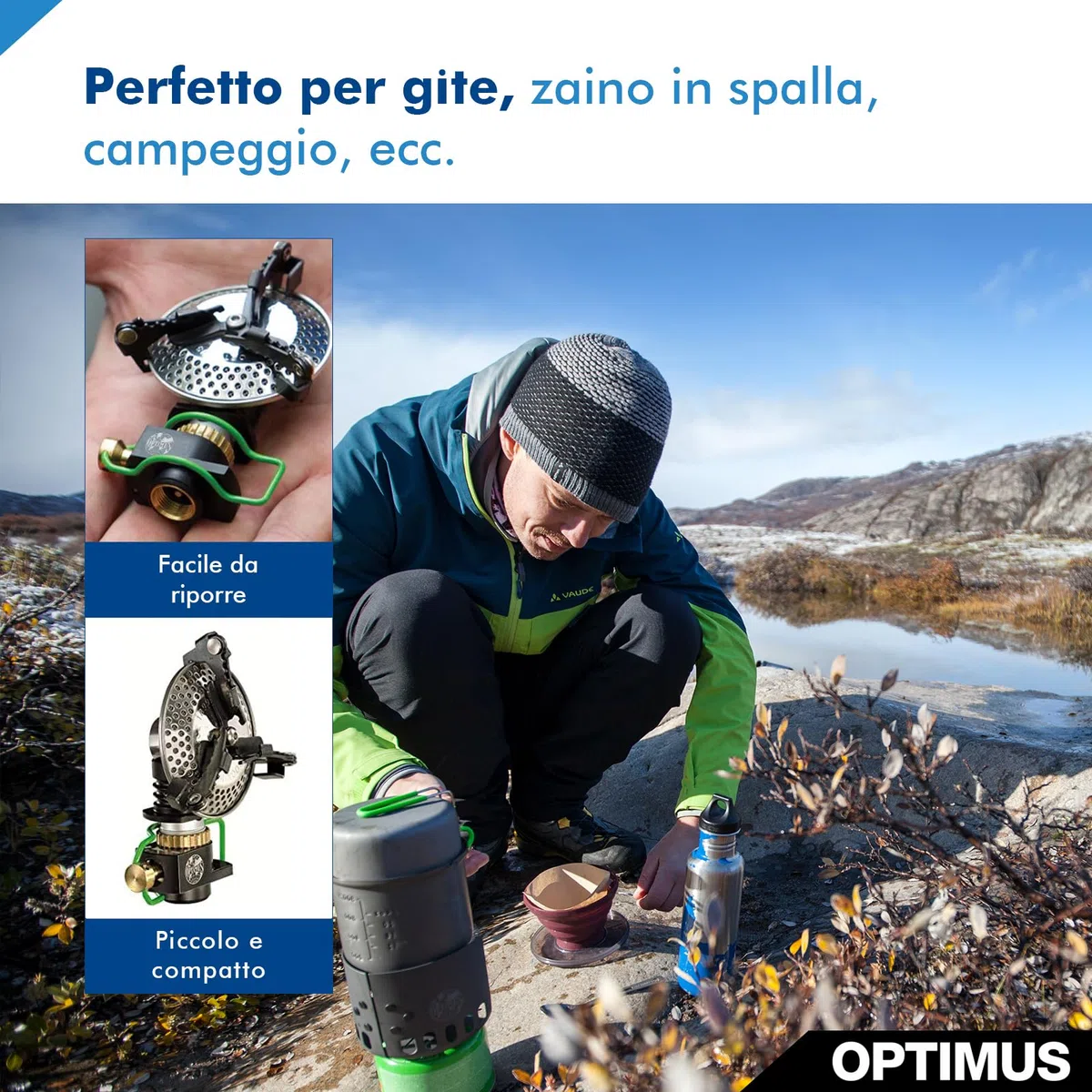 OPTIMUS Fornello a Gas Crux Fornelli da Campeggio