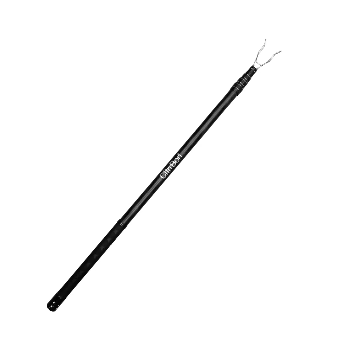 CLIMBON Lead Clip Tool, 214 cm/274 cm, due lunghezze regolabili, testa a clip in acciaio inox con blocco di sicurezza, per appendere stringhe e corde durante la progettazione