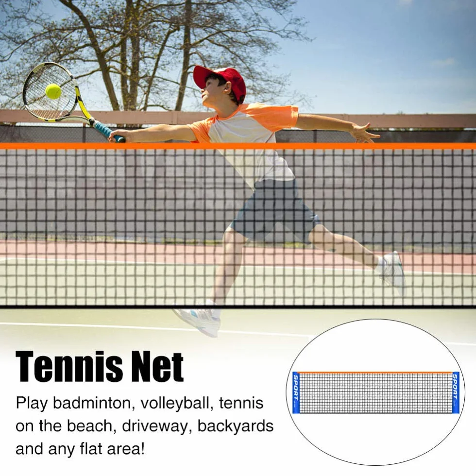 Telaio per Rete da Badminton Telaio per Rete da Tennis Portatile Standard per volano Pieghevole per Esterno Regolabile in Altezza