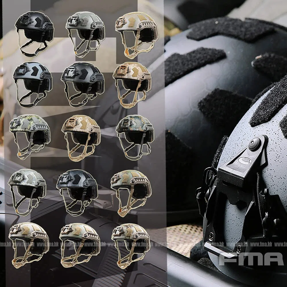 FMA Camouflage Tactical Paintball SF Super High Cut Casco TB1315A