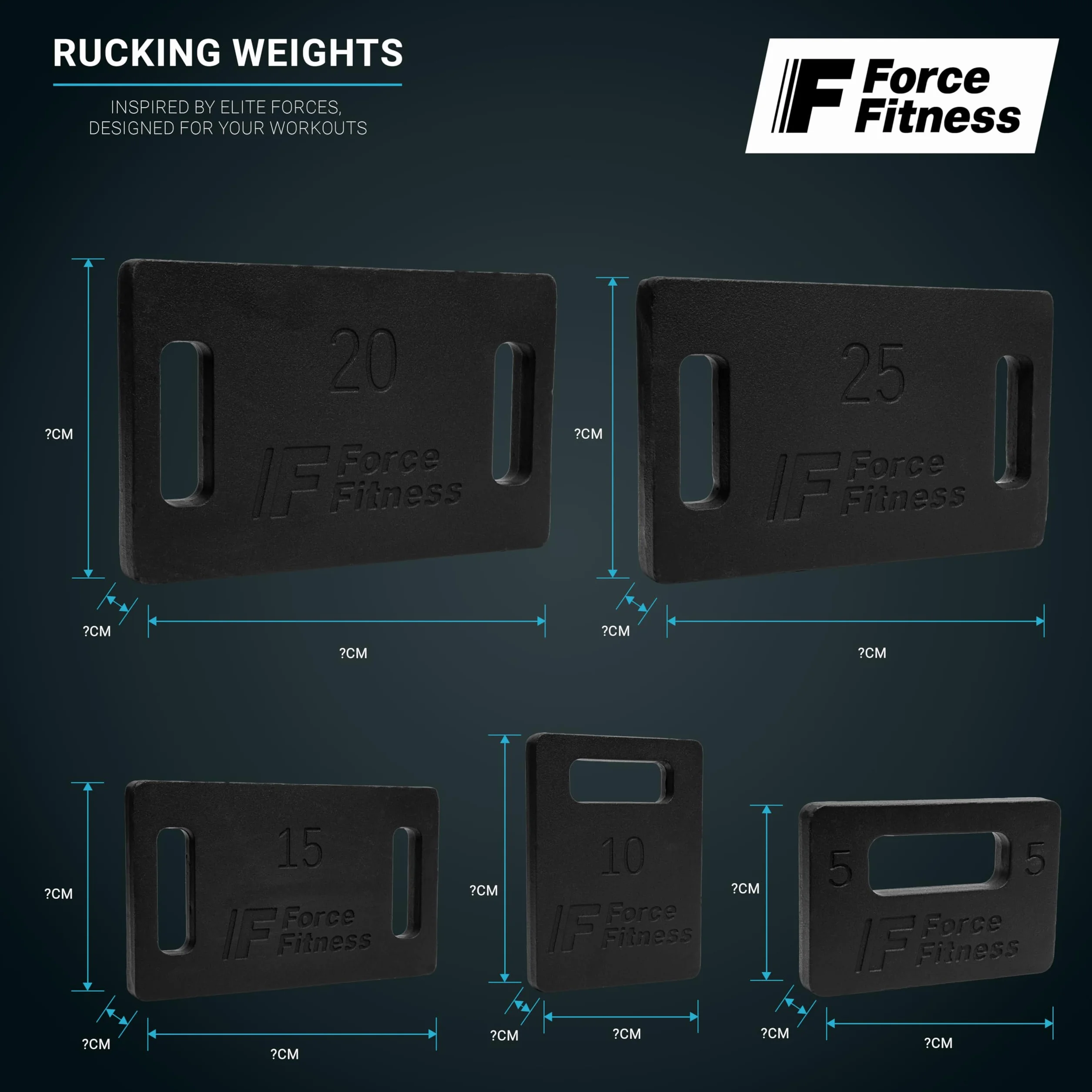 Force Fitness Zaino da rucking Peso