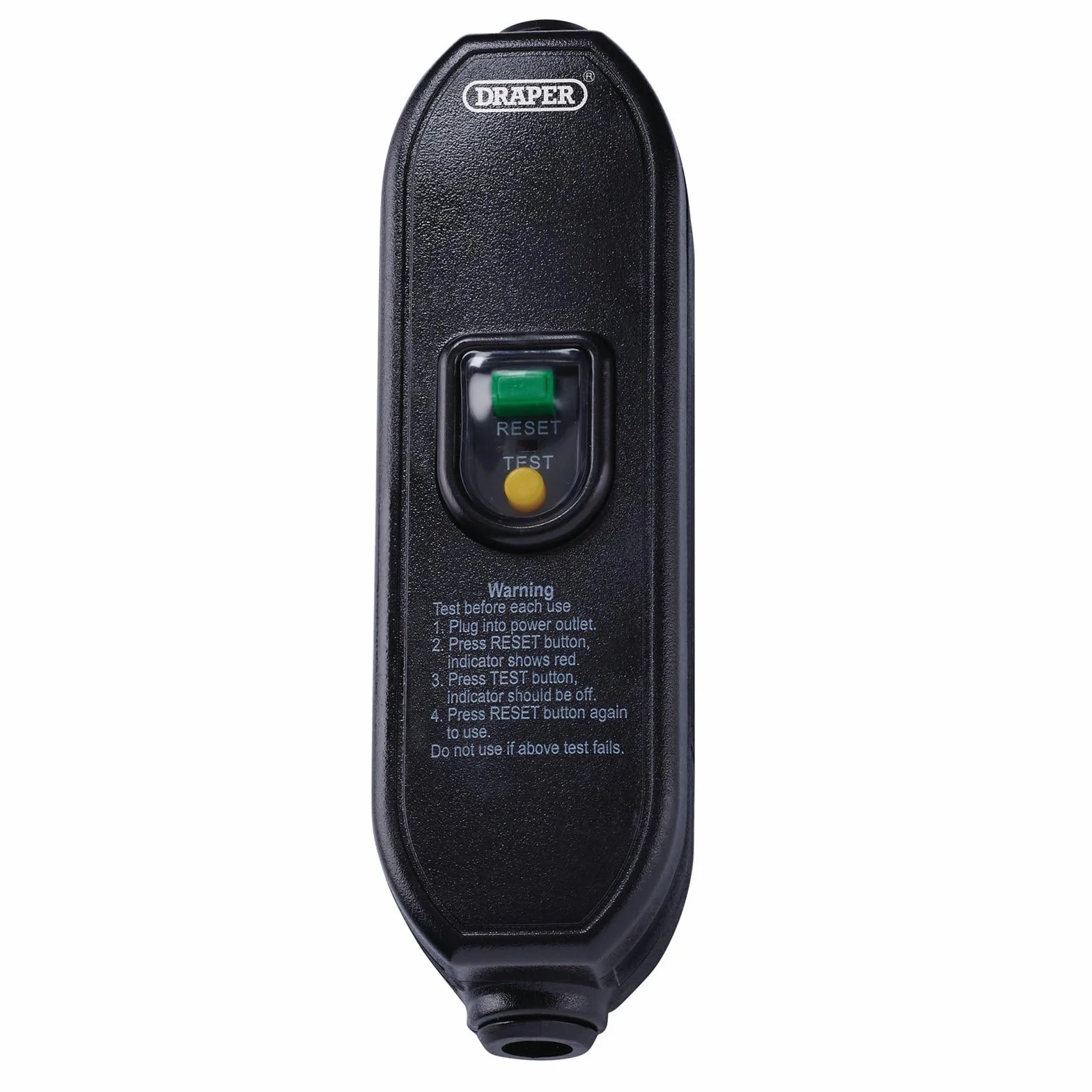 Draper 98440 Adattatore RCD in linea, 230 V, 16 A