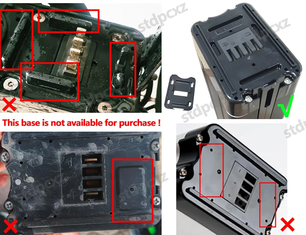 Batteria Per Bici Elettrica 36V 13AH Con Caricabatteria, Batteria Di Ricambio Agli Ioni Di Litio Da 36V, Batteria Al Litio Per Bici Elettrica 36V 13Ah, 4-pin