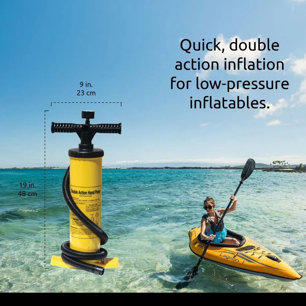 ADVANCED ELEMENTS Double Action Pump w/Pressure Gauge
