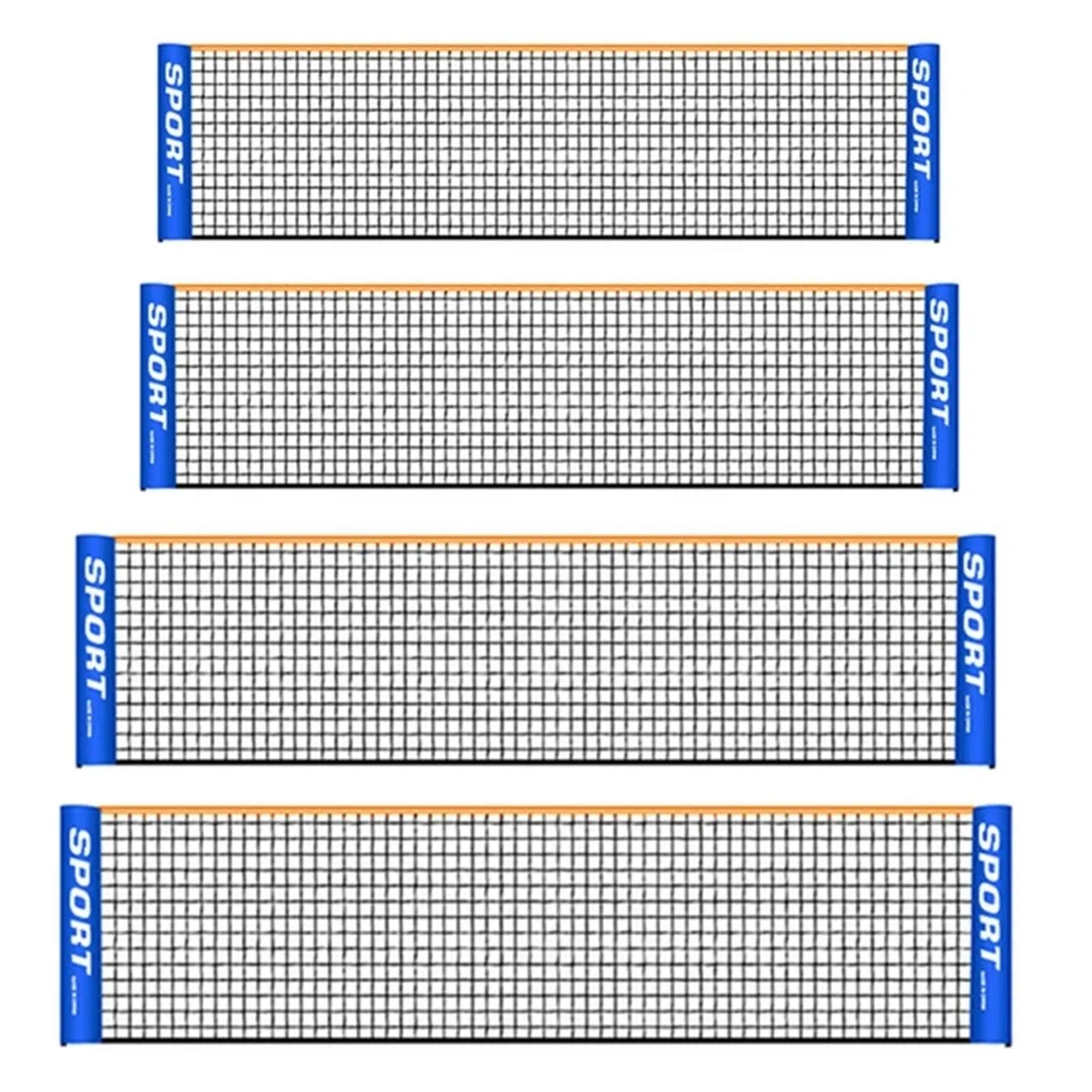 Rete da Badminton Portatile Rete da Allenamento Semplice Rete da Tennis Rete da Esterno e Interno per Badminton, Tennis(5.1m)