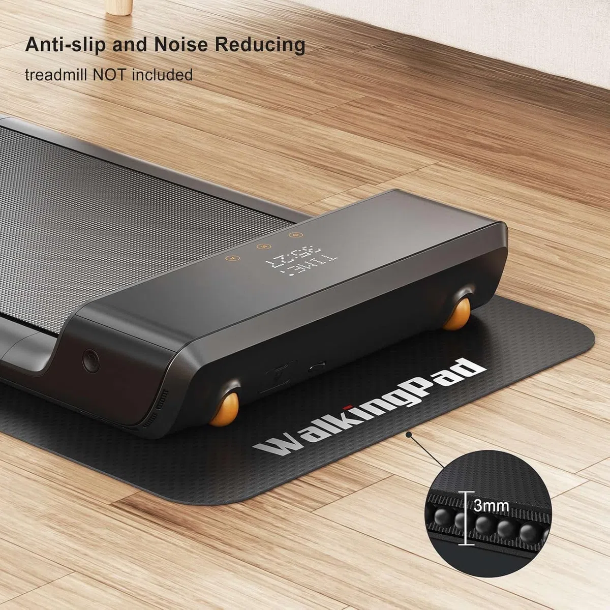 WalkingPad Tappetino Protezione Pavimento per Attrezzi Fitness, Tappetino Antiscivolo per Palestra in Casa Protezione per il Pavimento in Schiuma per Tapis Roulant, Yoga, Attrezzi da Fitness