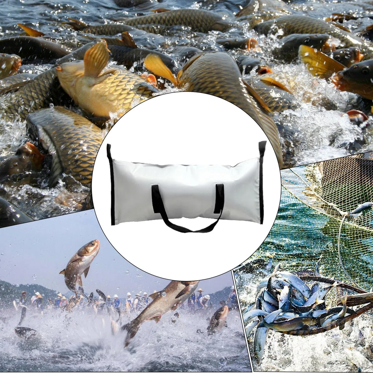 Borsa Frigo per Pesce Termoisolante Impermeabile | Zaino da Trasporto per la Pesca Per Campeggio, Spiaggia, Viaggi E Gite Di Pesca
