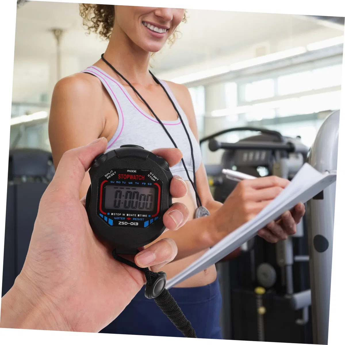 YARNOW 12 Cronometro Professionale per Sport con Display LCD Allarme per Fitness e Arbitri