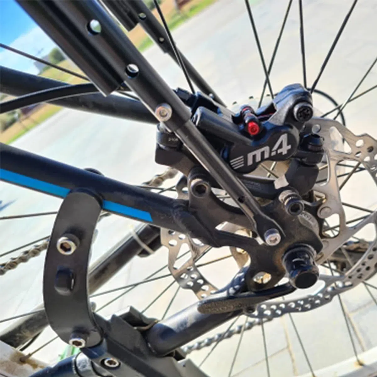 Leve freno per bici in lega di alluminio resistente per bici da strada Fix Track Bikes con Multi Bike e installazione senza sforzo Manubrio dritto Leve freno