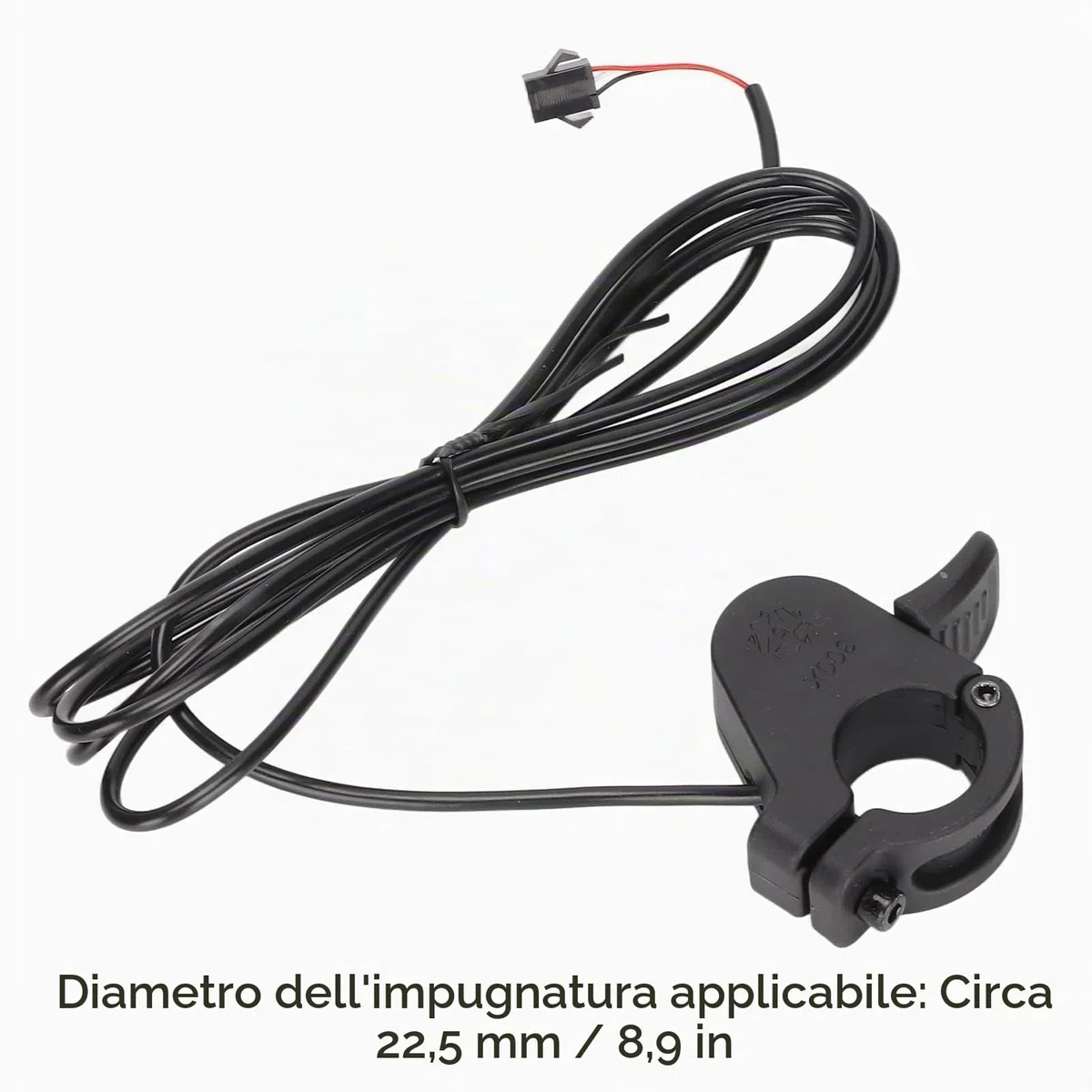 SUNGOOYUE Acceleratore per Bicicletta 300X, Manopola del Gas Sinistra e Destra per Throttle Impermeabile per Ciclismo, Accessorio per Bici Elettrica con Controllo Velocità
