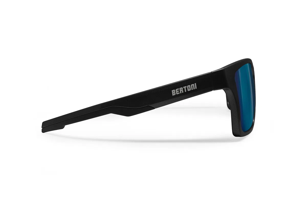 Bertoni Occhiali Sportivi Polarizzati per Uomo Donna in TR90 100% Protezione UV mod. Fulvio