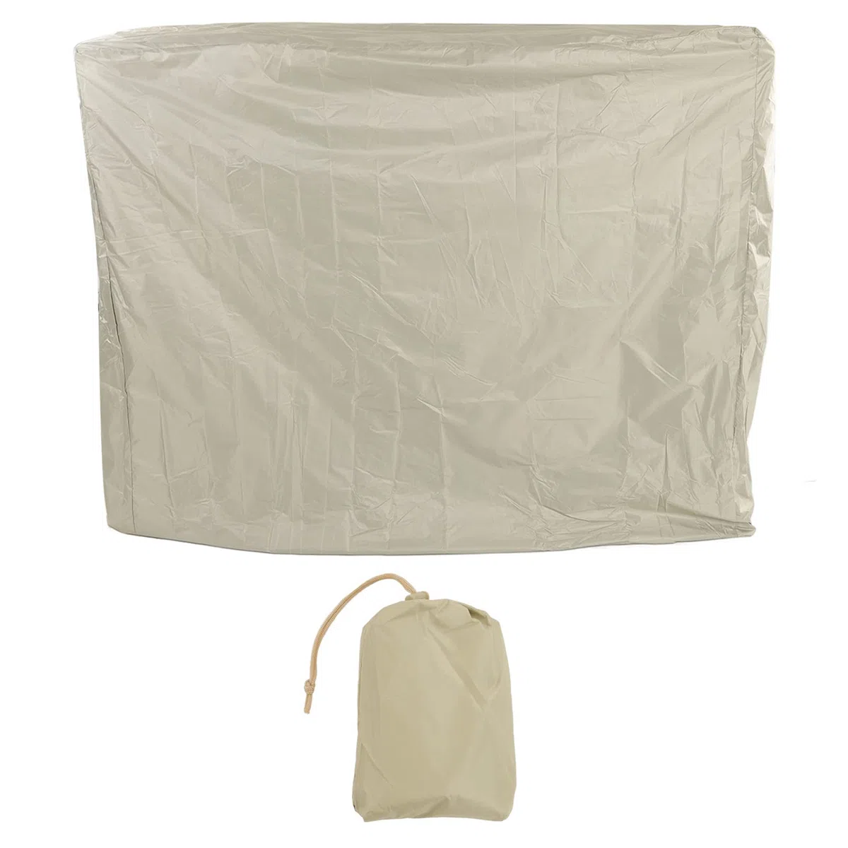 Copertura impermeabile per pong, rivestimento impermeabile 190, con coulisse e laccetto, per tavolo da pong (155 x 75 x 144 cm, beige)