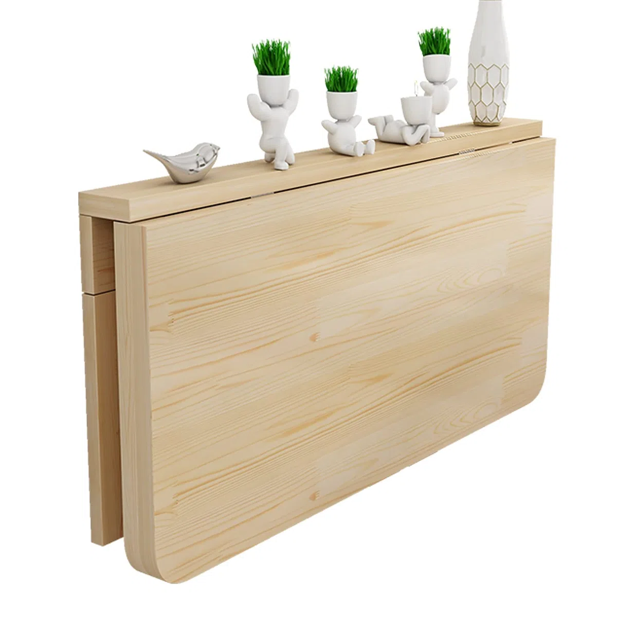 XJBTBA Scrivania Pieghevole a Parete per Cucina e Ufficio Tavolo Galleggiante Compatto salvaspazio 80x60 cm Sala da Pranzo Pieghevole Versatile e postazione di Lavoro per Computer per la casa