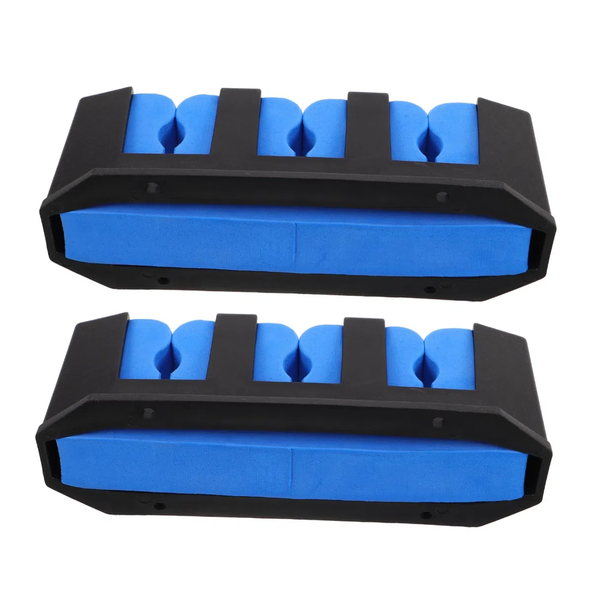 Kisangel 2 Pezzi Supporto da Parete per Canna da Pesca Porta Canne in Plastica Multi Slot per Garage e Casa Organizer per Esposizione e Conservazione