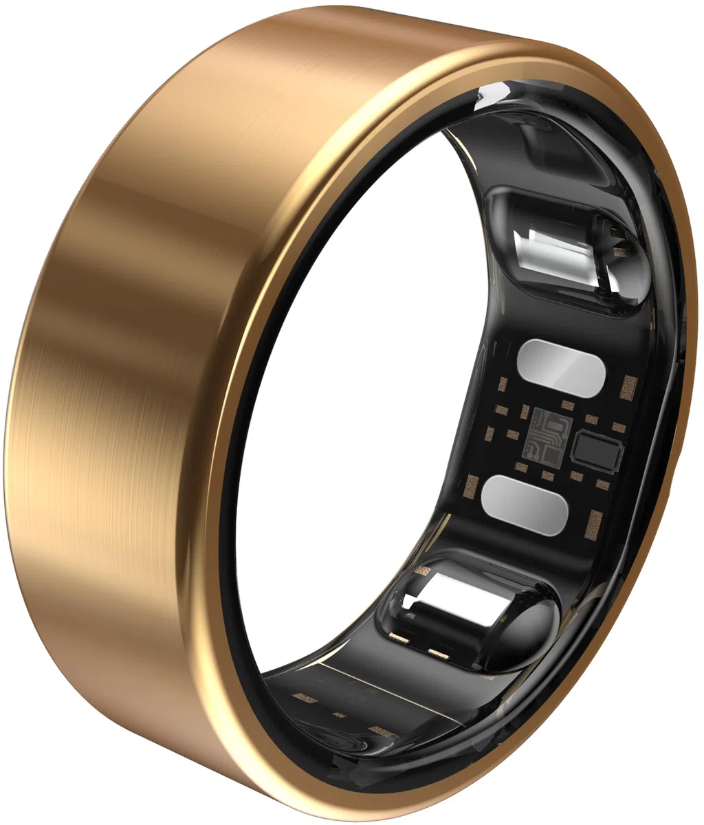QALO QRNT Slim Smart Ring - Fitness Tracker leggero in titanio resistente all'acqua, monitoraggio avanzato per sonno, passi, HRV, salute delle donne, senza costi di abbonamento, compatibile con iOS e