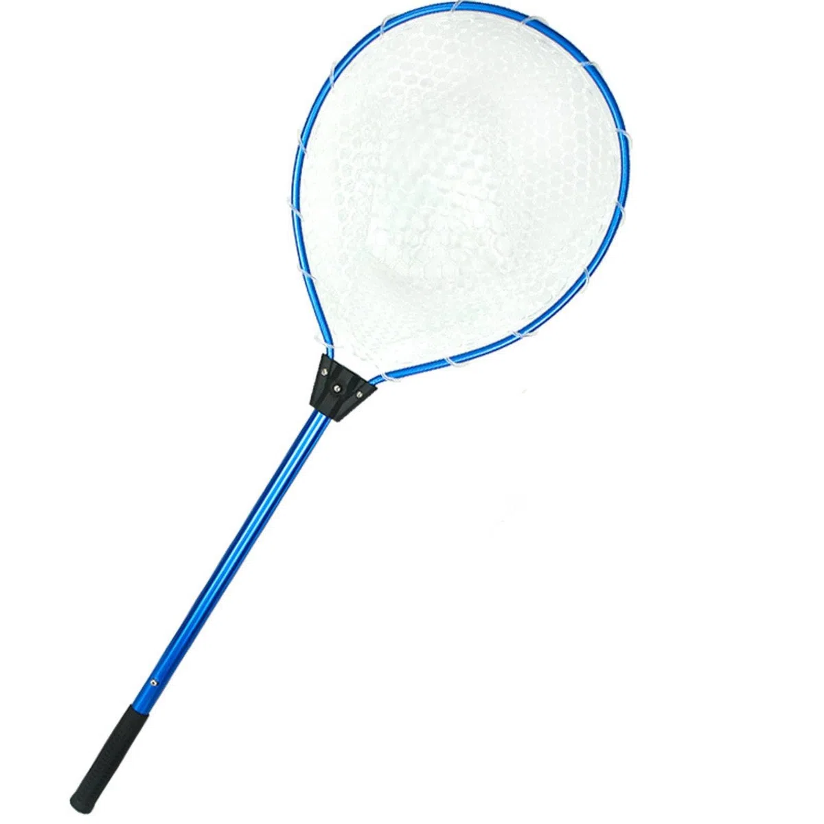 Rete da Pesca Atterraggio Guadino Telescopica Pieghevole con Asta in Lega di Alluminio Sacco in Silicone Antigancio Leggera Compatta Adatta a Pesca da