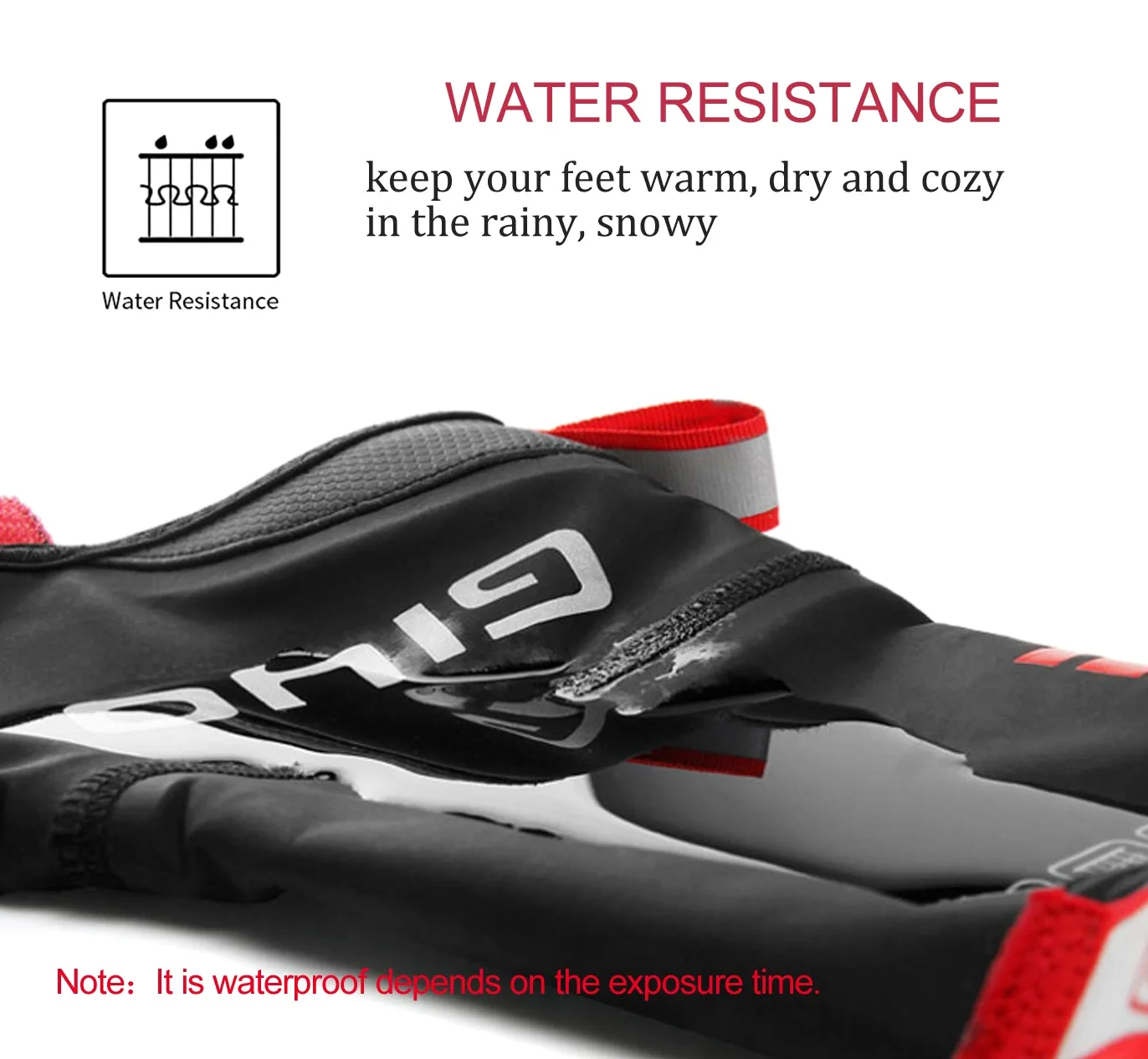 GIYO Copriscarpe Termico da Ciclismo Invernale Impermeabile Bicicletta Scarpe Protettore da Uomo/Donna