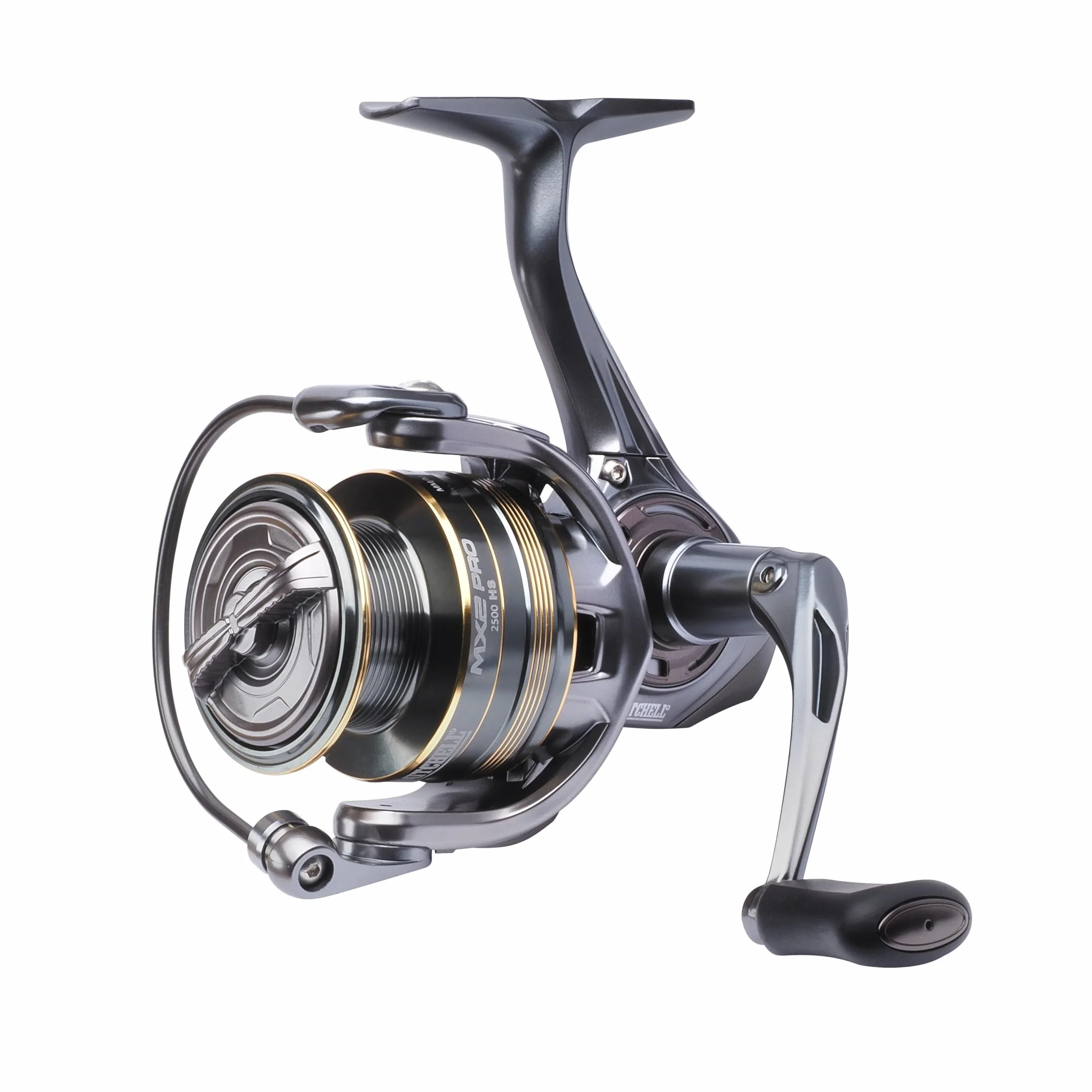 Mitchell MX2 Pro Mulinello da Pesca, Argento, Aluminio, Ambidestro, Spinning, 1000-4000, 5.2:1