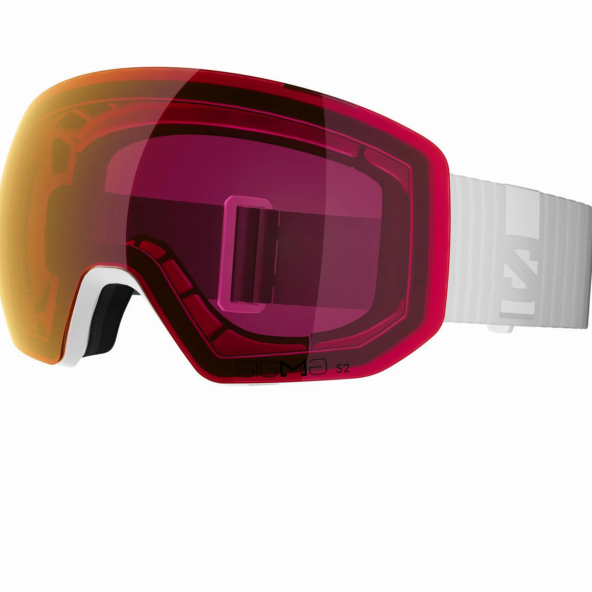 Salomon RADIUM PRO S SIGMA Goggles, Unisex Anti-Fog Ski and Snowboard Goggles For Snowboarding and Mountain Adventures